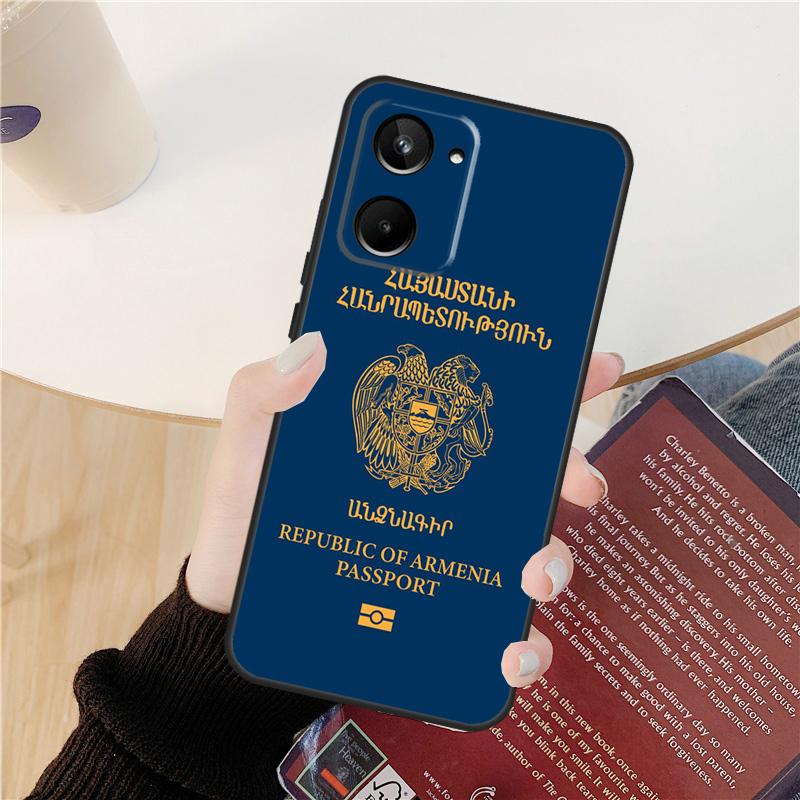 Armenia Armenian Flag Case For Realme GT 7 Pro GT 6T 6 5 C55 C53 C51 C21Y C25S C61 C67 C75 10 11 12 13 14 Pro Plus