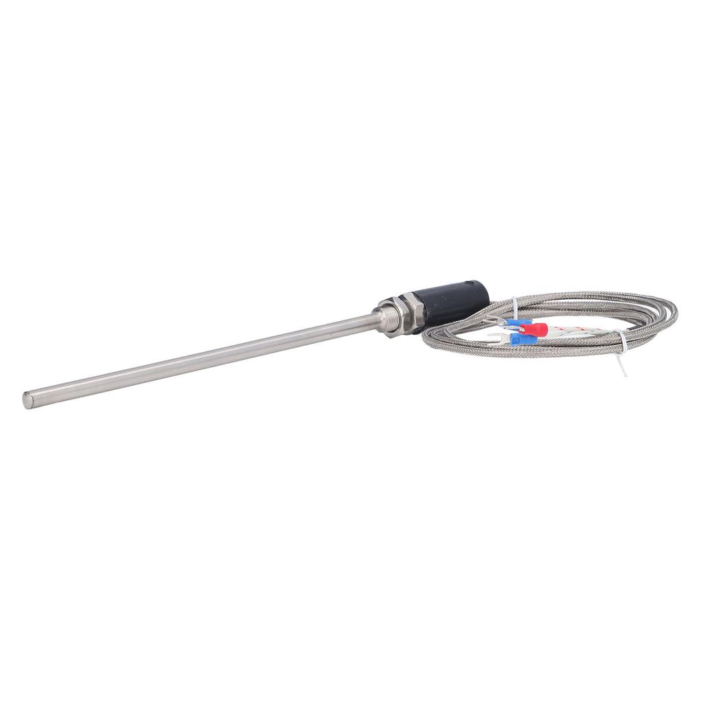 PT100 Termoelement Probe Temperatursensor Skjermet Ledning Transduser ?200?450 celsius  WZPT?10