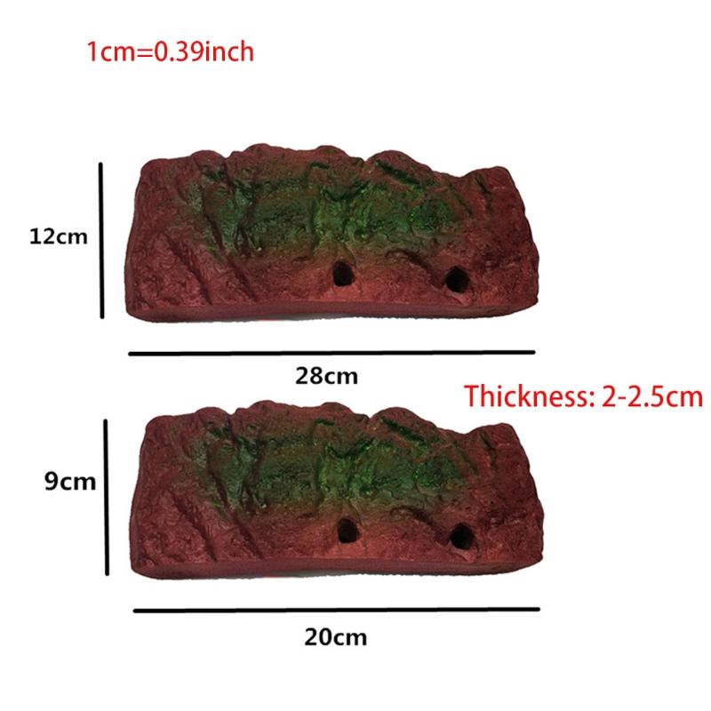Schwimmende Sonnenplattform für Schildkröten PU-Schaum Deck Klettersteg Terrasse Insel X3UC