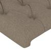 Headboard - Maison Exclusive - Taupe - 144 X 7 X 118/128 Cm - Adjustable Height