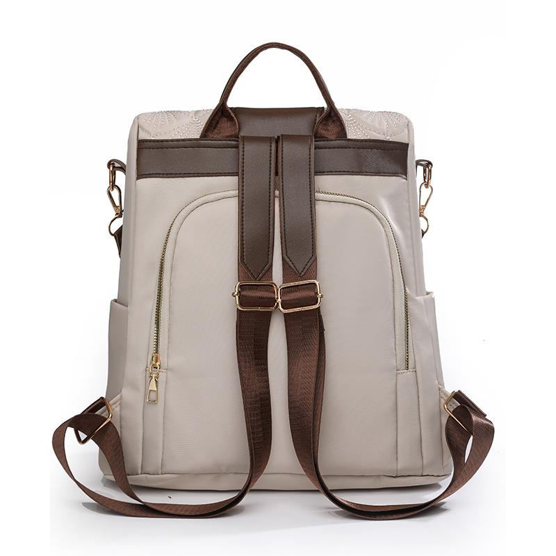 Fashion Temperament Women's Backpack Simple Bow Large Capacity Anti-theft Backpack Trendy Commuter To Work Shoulder Bag