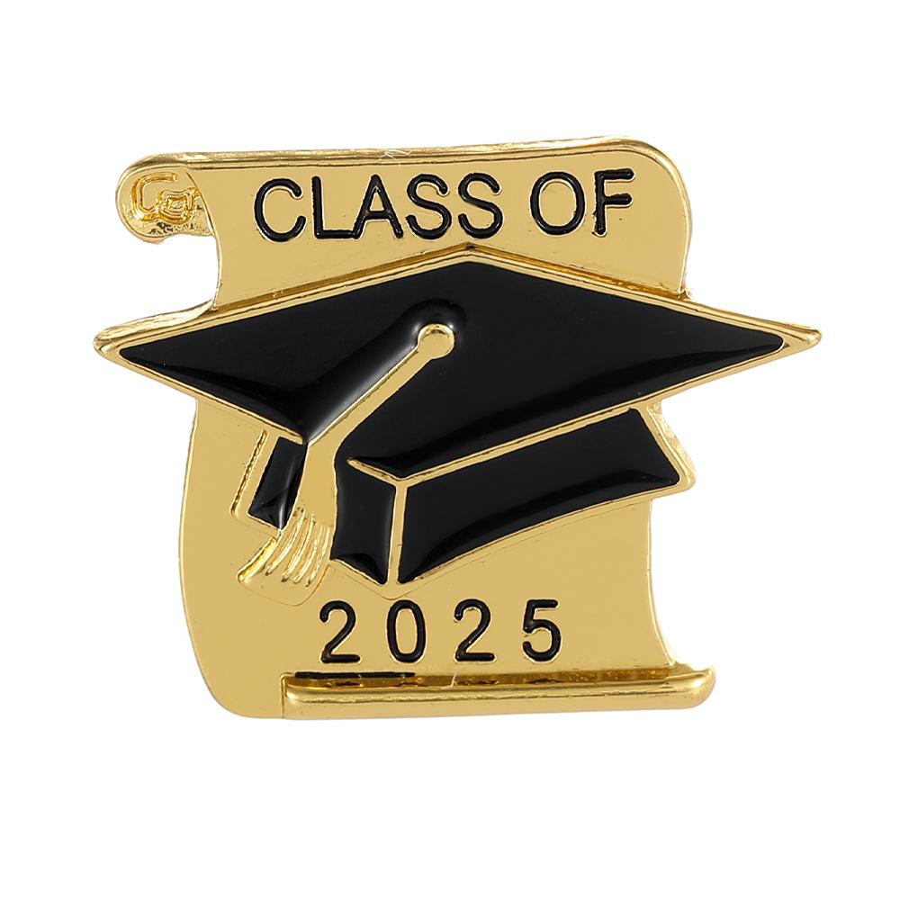 Temporada de Graduación 2026 Broches de Esmalte Sombrero Doctoral Diploma Clase Del 25 Pines de Diseño Para Regalo de Estudiante