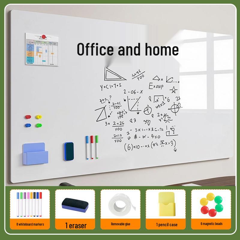 Removable Magnetic Whiteboard Sticker for Office and Kids - No Wall Damage, Suitable for Home or Glass Surfaces