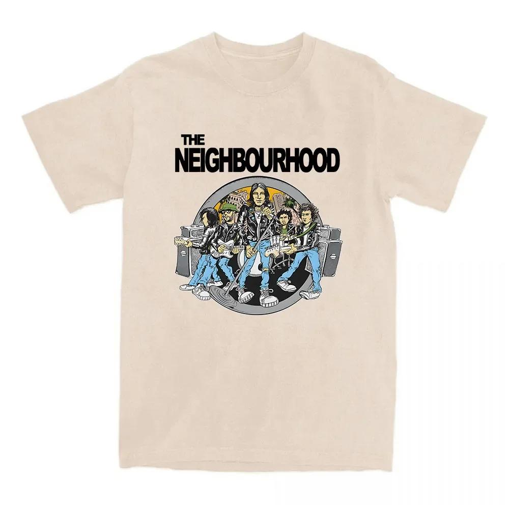 Das Viertel Nbhd Band Druck T-Shirt Baumwolle Hohe Qualität Unisex Unisex T-Shirts Damenkleidung Lässig Kurzarm T-Shirt Herren