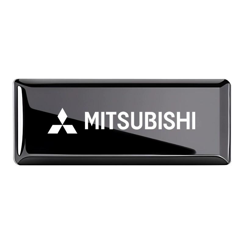 4Pcs Car Metal Logo Body Badge Decals Emblems Sticker For Mitsubishi Outlander Lancer ASX Mirage Pajero Delica Triton Attrage