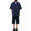 WE11DONE T-Shirts Unisex Blue Crew Neck Moderate Straight Fit WD-TT1-22-652-U-NV