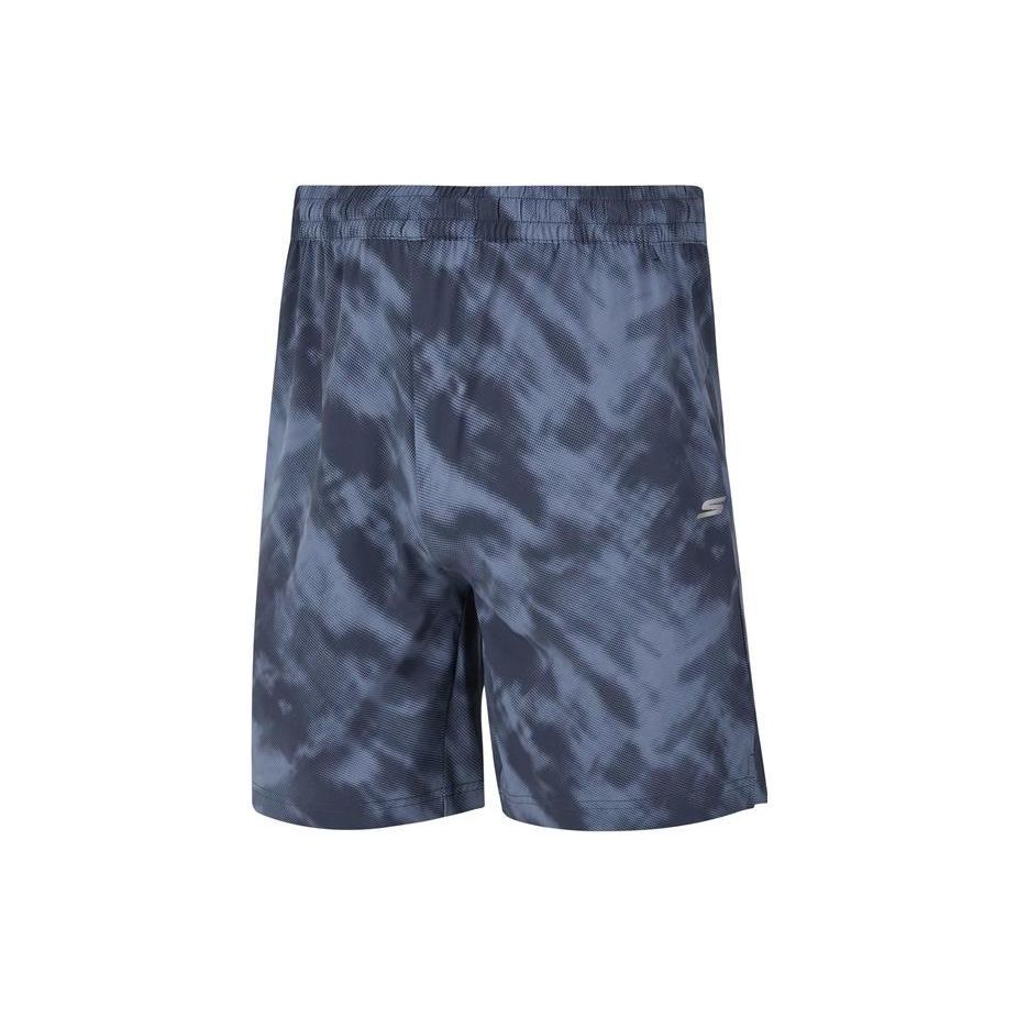 Skechers Textured All-Over Print Woven Sports Quick-Dry Casual Shorts Men shorts Deep-Purple P223M095-030V S