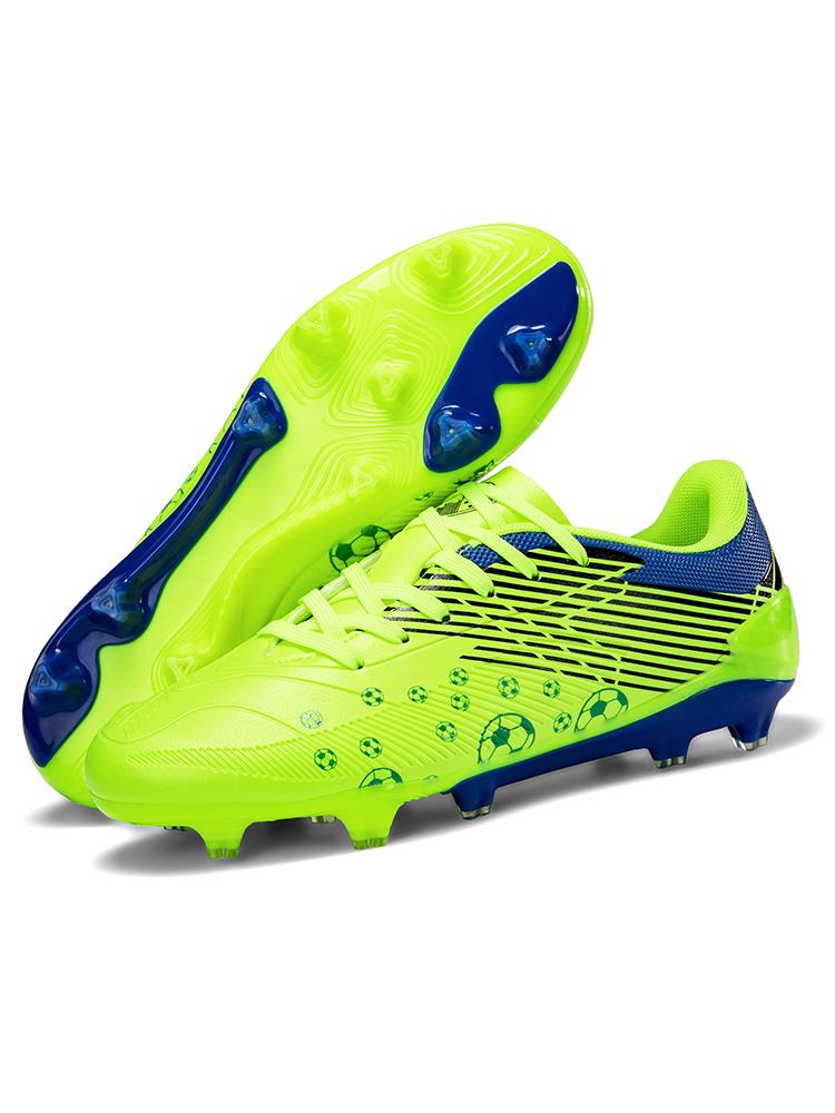 Men Long Spike Football Shoes Soccer Boots Suitable for Outdoor Sport Training of Teenager Featuring Big Size Soccer Shoes