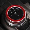 Alloy Red Gear Shift Box Adjust Knobs Ring Cover for Ford Explorer -