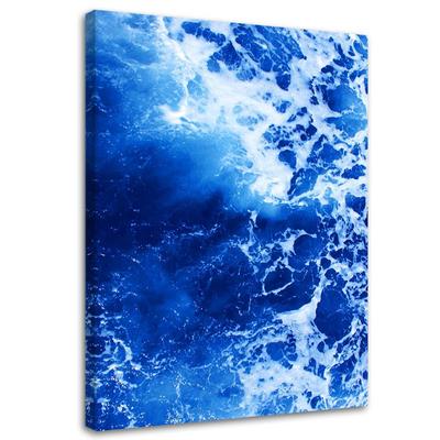 Canvas Print Abstract Blue Wave