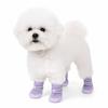 4Pcs Breathable Mesh Dog Shoes Soft Sole Dog Paw Protectors Fashion Net Foot Covers  Puppy