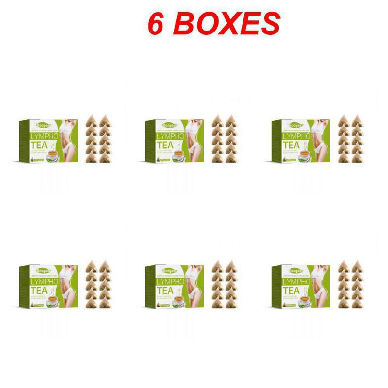 60PCS Googeer Lymphatic Tea Bag Slimming Firming Slim Legs Shaping Lymphatic Cleansing Care Remove Big Belly Slimming Tea