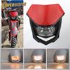 Enduro Motorcycle Halogen Headlight Adjustable Beam for KTM Yamaha Kawasaki Suzuki Honda Motocross Headlamp Mask Fairing Parts