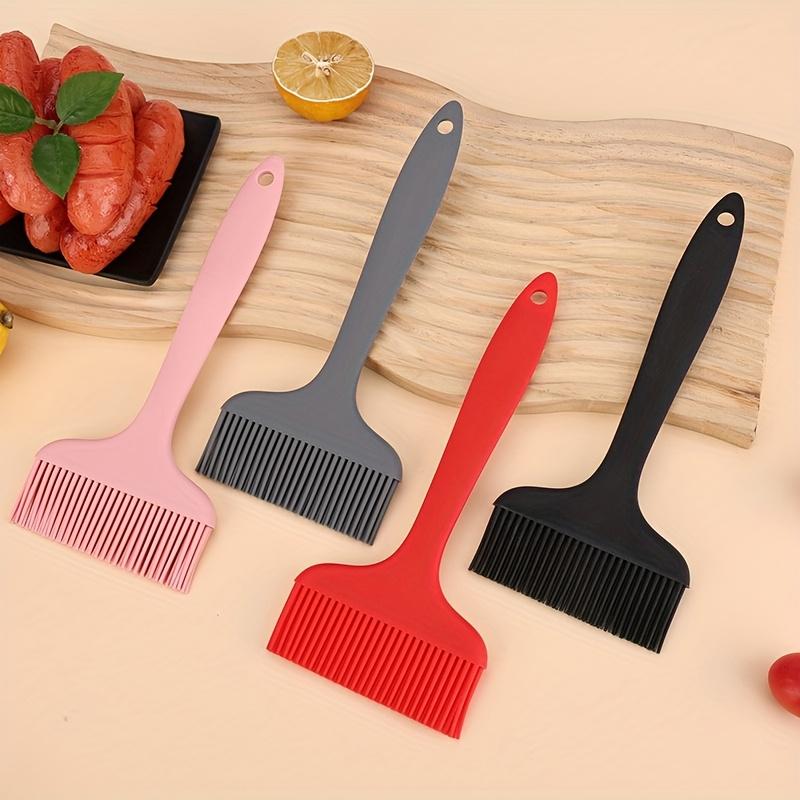 1PC Silicone Wide-body Oil Brush, Used for Barbecue, Cooking, Baking, Heat-resistant Silicone Barbecue Brush, Easy To Clean