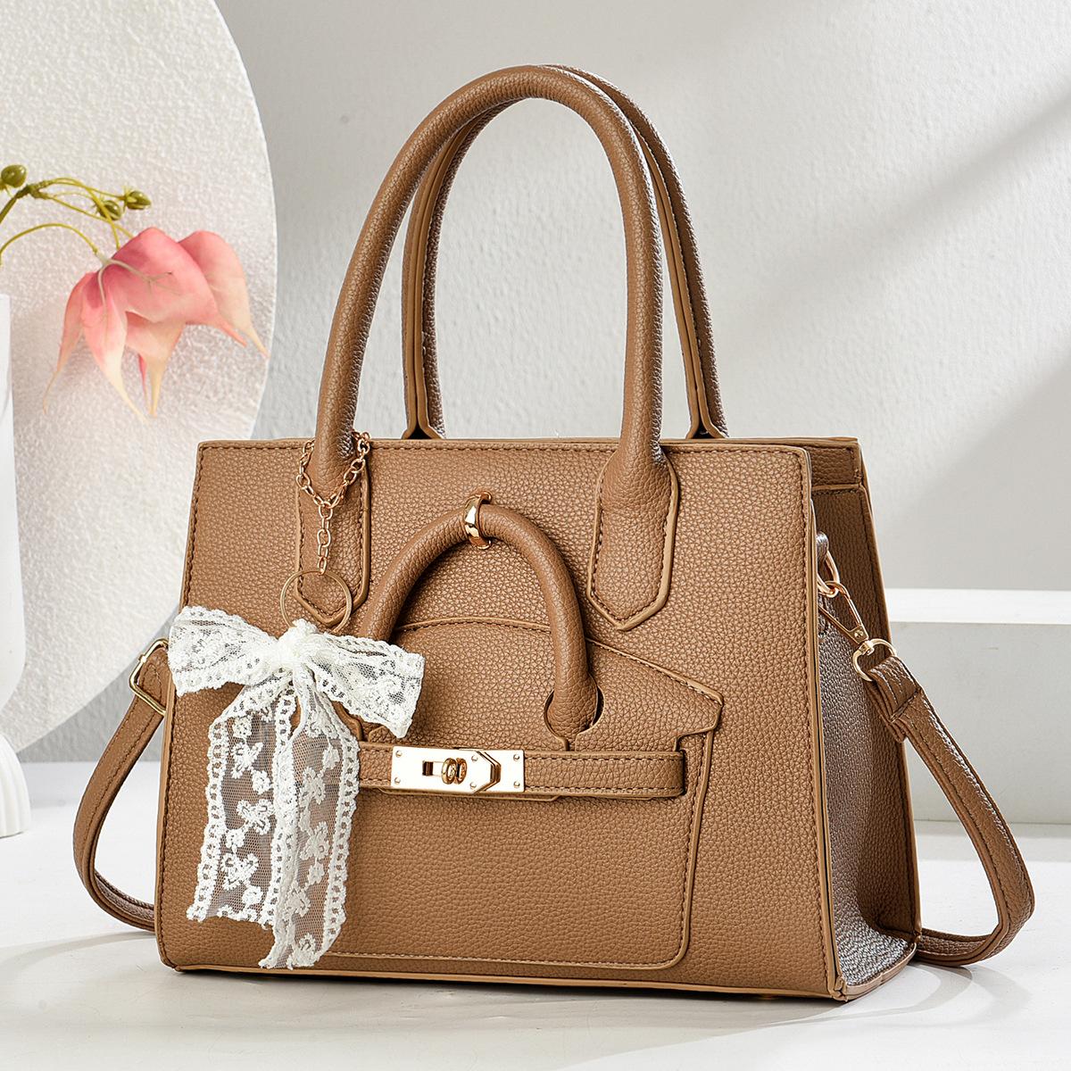 

Вместительная премиальная атмосфера мягкая прочная модная изысканная легкая для поездок на работу на открытом воздухе пляжная кроссбоди на плечо коричневый