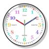 14" Silent Digital Children's Educational Wall Clock for Classroom & Home