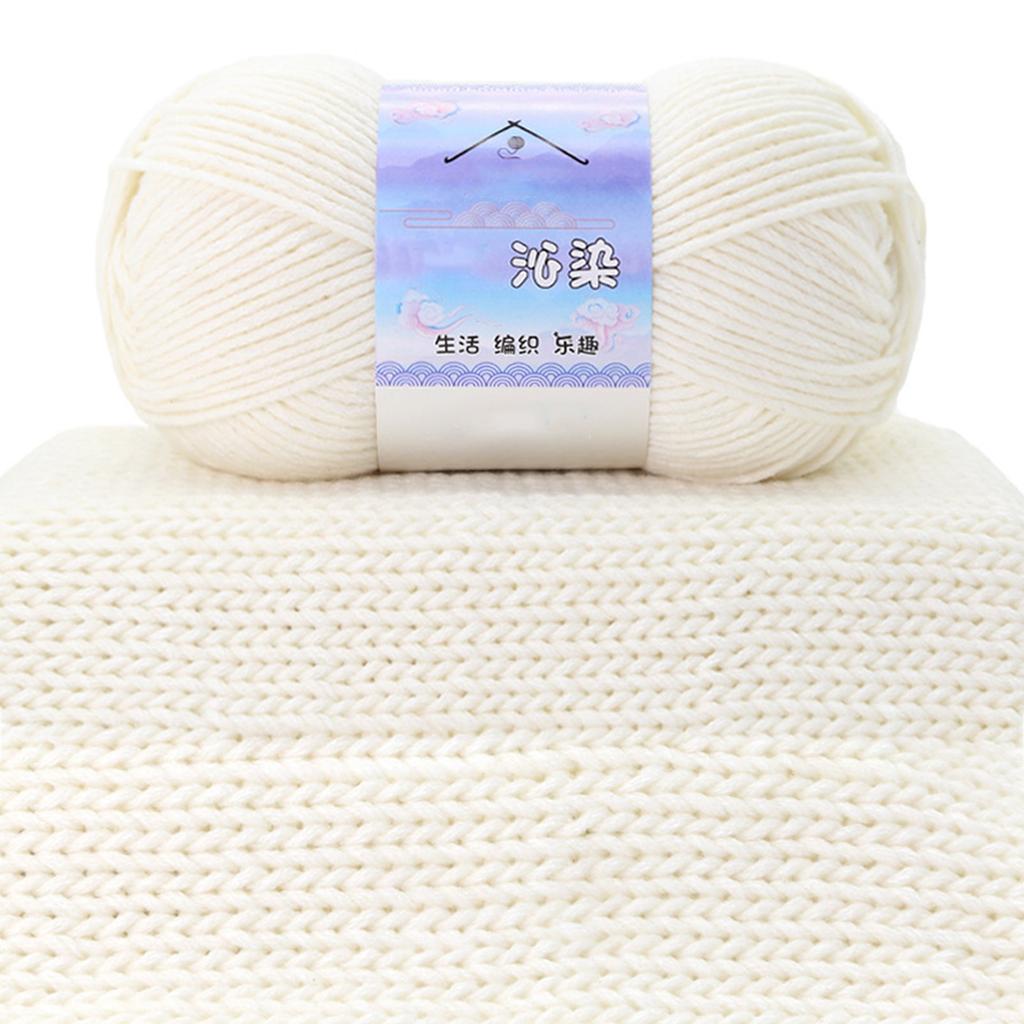 Häkelgarn Strickgarn Baumwollgarn für DIY Hut Pullover Schal Handarbeiten Garn Farbverlaufsgarn zum Häkeln Stricken