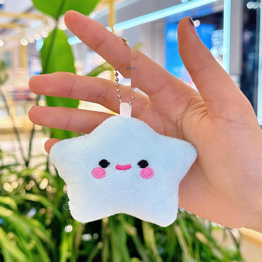 Breloc Creativ de Pluș Stea Strâmbă Pandantiv Rucsac Păpușă Jucărie Animal de Pluș