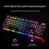Retro Punk Mechanical Keyboard and Silent Wired Mouse Set for Desktop
