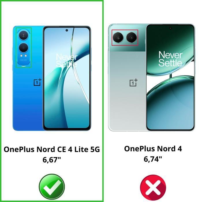 Screen Protector - Phonillico® - OnePlus Nord CE 4 Lite 5G - Tempered Glass - 4 Pack - Scratch Resistant