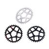 Bike Chainring 32T Round Chainwheel Hollow Aluminium Alloy Single Chain Ring Positive and Negative T