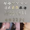 Men Cool Streetwear Jewelry Chic Acrylic Dragon Pattern Darts Hoop Earrings Totem Dragon Earrings