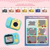 1080P Kids Digital Camera Mini Video Camera for Kids 48MP 2.4 Inch IPS Screen Dual Lens Built In Battery with 32GB
