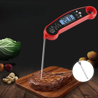 Faltbares Temperatur-Lebensmittelthermometer Küchenofen-Bratenthermometer Fleisch-Barbecue
