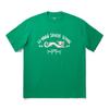 Li Ning Comfortable Simple Versatile Letter Loose Short Sleeve T-Shirt Unisex Tops Fresh-Green AHSUA33-1