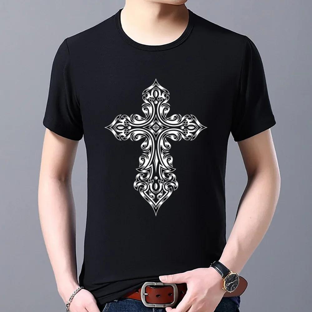 Casual Travel Sports Breathable Quick-drying O-neck Men's Top T-shirt Summer Popular Pirate Skull Pattern Printed Shirt