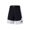 Li Ning Badfive Mister Cartoon Kollaboration Buchstabenprint Lockere Lässige Shorts Herrenshorts Schwarz Weiß AAPU207-1