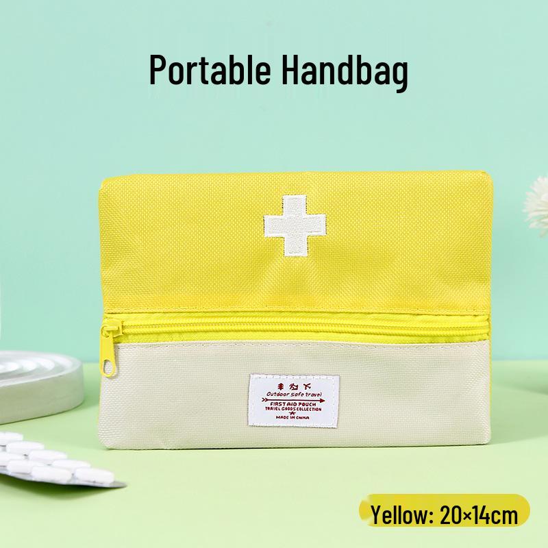 Portable Foldable Travel Medicine Bag - Large Capacity Emergency & Household Storage