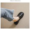 Internet Celebrity 2025 Autumn New Female British Style Fashion Versatile Temperament Casual and Comfortable Loafers Soft Sole Soft Surface