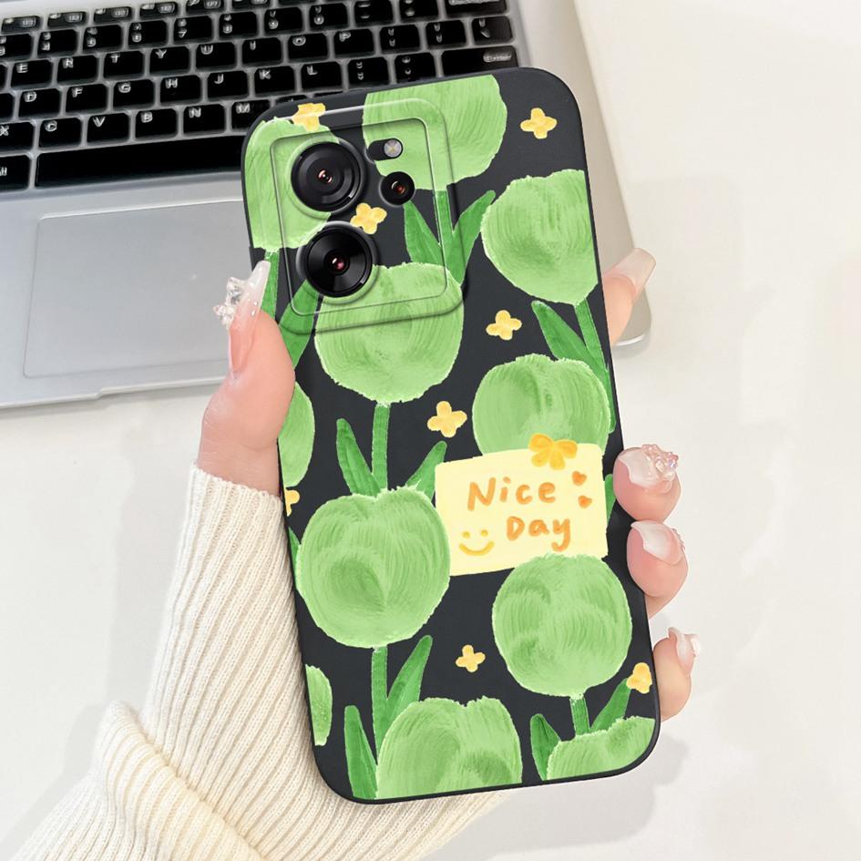 Für Xiaomi 13T 5G Hülle Mi 13T Pro Stoßfeste Abdeckung Niedlicher Panda Cartoon Mattes TPU Handyhülle Für Xiaomi 13T Mi13T Pro 13TPro Funda