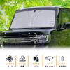 METYOUCAR Sunshade for Honda Windshield Blackout Front Car UV Sun Includes Storage Easy Car Interior Protection for Car Camping N-BOX JF3/JF4