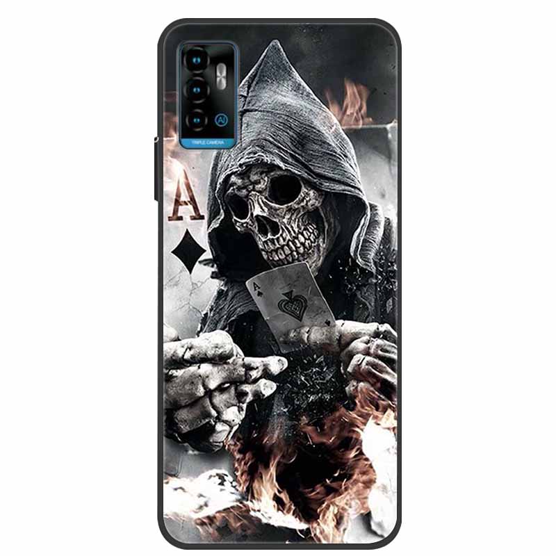 For ZTE Blade A71 Case Shockproof Soft silicone TPU Back Cover For ZTE BladeA71 Phone Cases for ZTE Blade A 71 2021 Cute Cartoon