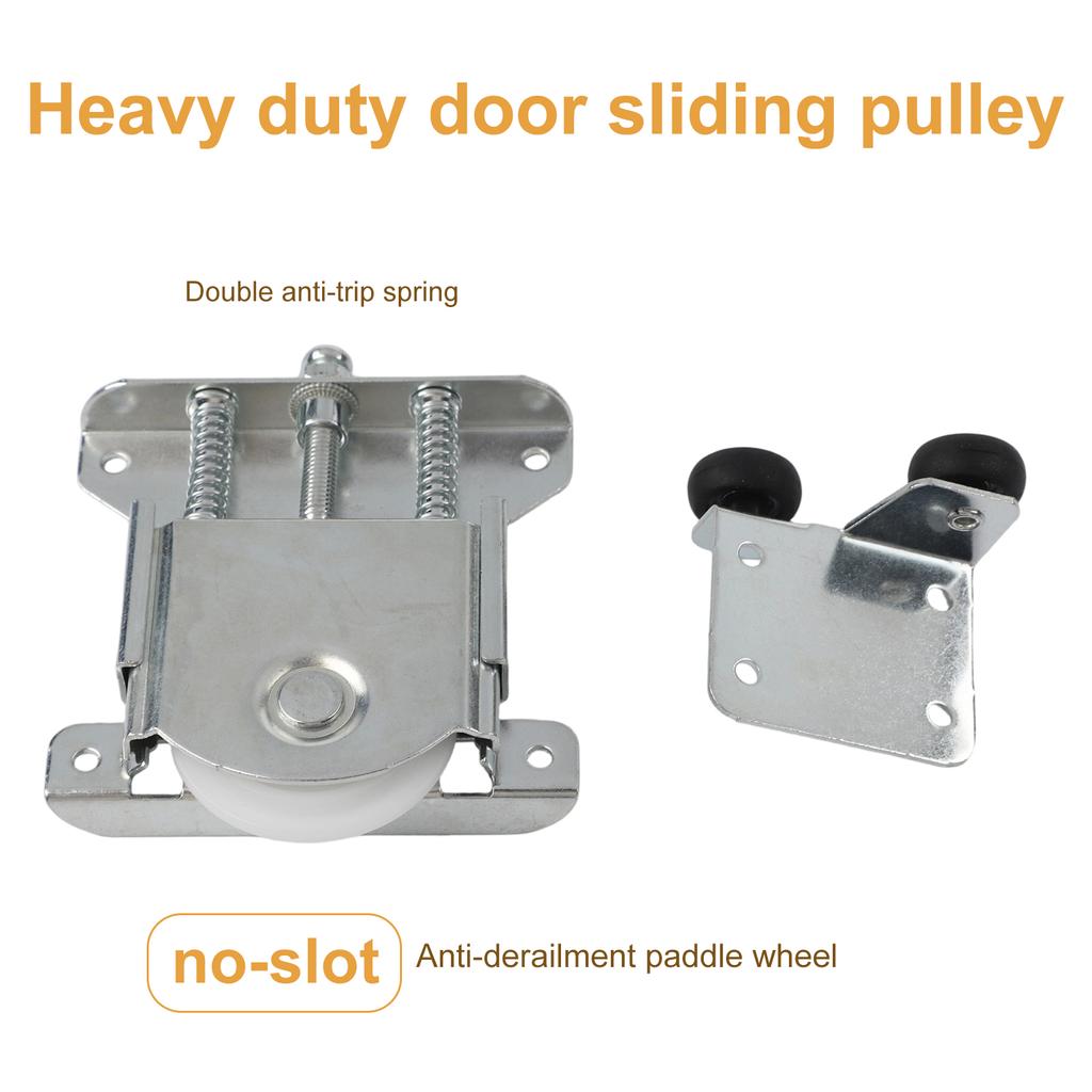 Color Silver Heavy Duty Pulley Long Service Life Noise Reduction Design Rust-Proof Cold-Rolled Steel Stable Performance