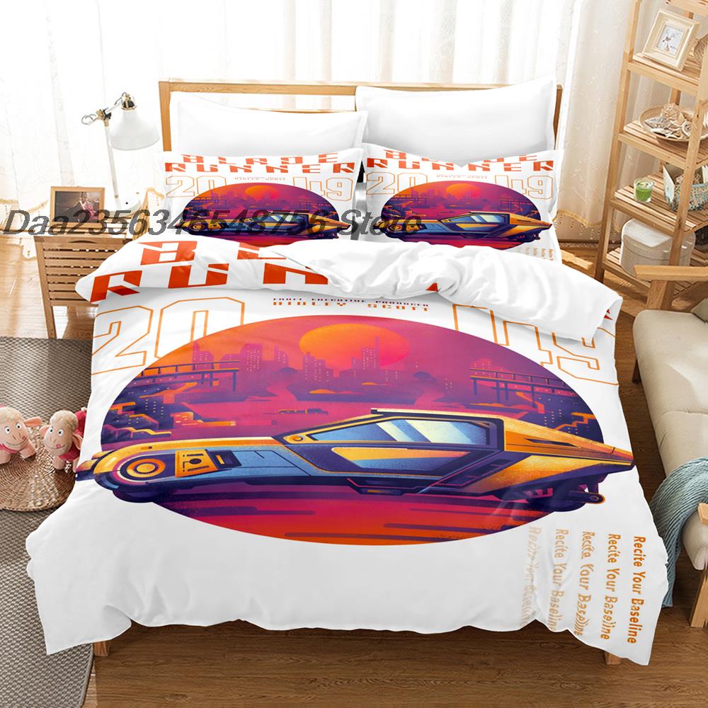 2049 Blade Runner Bedding Set Single Twin Full Queen King Size Bed Set Aldult Kid Bedroom Duvetcover Sets 3D Bed Sheet Set