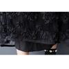 Xitao Mesh Patchwork Elastic Waist Skirt HQQ2471