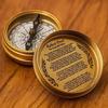 100-Year Brass Calendar Compass Engraved Gift for Him
