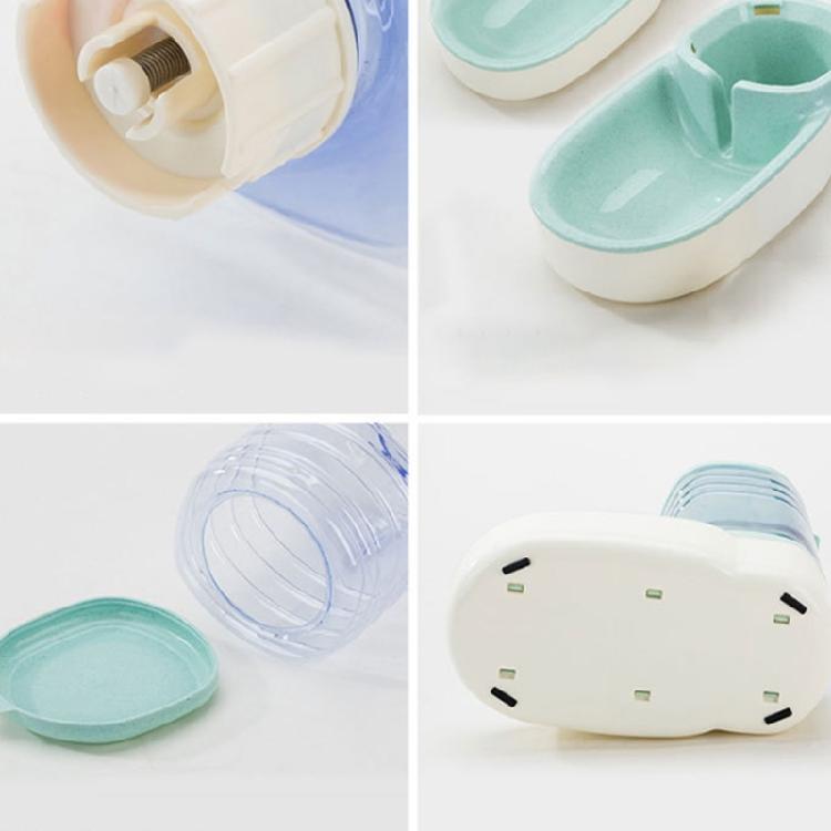 Elevated Feeder Automatic Water Supply System Detachable Metal Bowl Slip Resistant Base For Pet