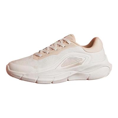 Slip Resistant Abrasion Resistant Low Top Running Shoes Women's Papyrus White Dust Brown 122347790-1