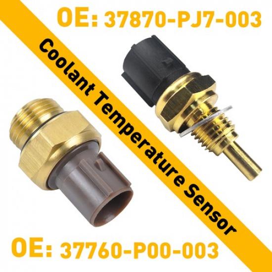 2PCS New Coolant Temperature Sensor & Switch For HONDA Civic ODYSSEY ACURA ISUZU