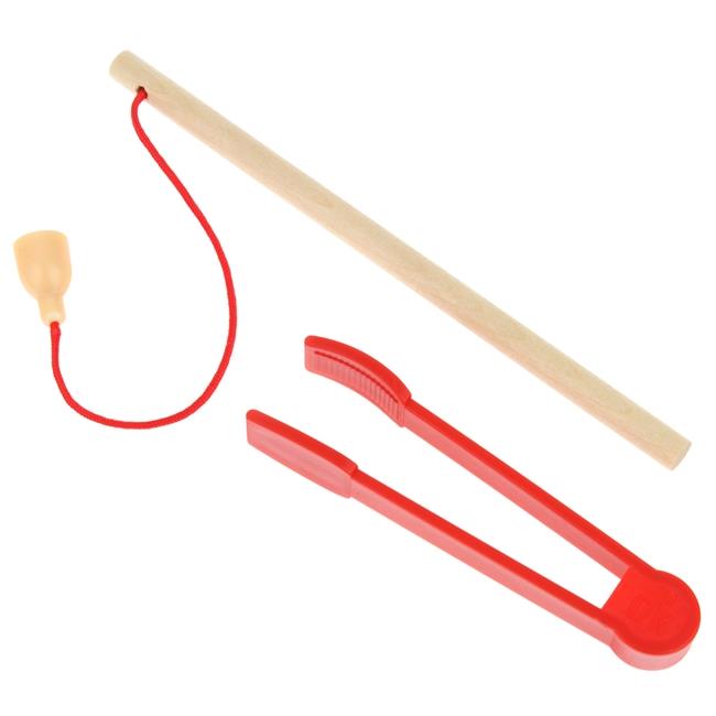 Wooden Arcade Game Fishing Bees Carrots Magnetic Fishing Rod