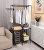 Metal Wardrobe Stand Coat Rack for Clothes Shoes Hall Wardrobe