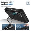Wristband Holder Leather Case for Samsung Galaxy Z Fold 8 Ultra 7 6 5 4 3 Metal Lens Stand Screen Glass Film Protection Cover