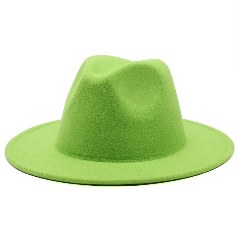 Cappello Fedora in Feltro di Lana per Uomo e Donna Con Protezione Solare e Traspirabilità Per la Moda Estiva