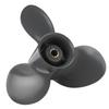 Outboard Propeller 3 Blades 9 1 4in Diameter 10 Tooth RH Rotation Replacement for 8‑20HP 2‑1 2in Gearcase