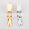 5pcs 10pcs 9x20mm Brass Clip-on Earrings Cabochon Cameo Setting Blank Earring Fixtures Accessories for Findings DIY Components