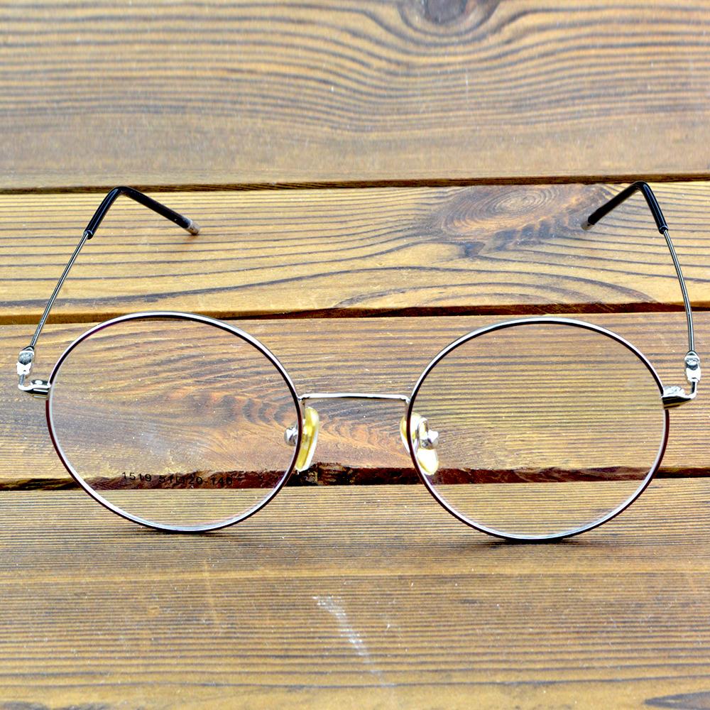 Stylish Round Titanium Optical Glasses Frame – Lightweight Metal Eyewear for Men and Women with Classic Design